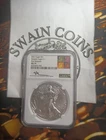 2021 AMERICAN SILVER EAGLE NGC MS70 JOHN MERCANTI SIGNED TYPE 1 EJ102