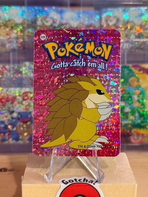 2000 Vintage Pokemon Vending Prism Sticker - Sandslash Solo Gallery #028