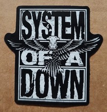 System Of A Down black and white die-cut decal sticker