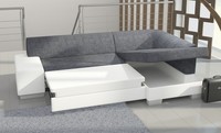 Sofa Wohnlandschaft Wohnzimmer Ecksofa Leder Couch Polster Garnitur Sitz Sofas