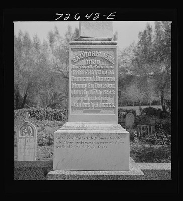 Mission San Jose California 1942 Tombstone Emigrant Sao Jorge Azores Island