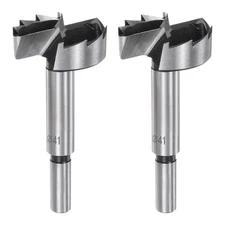 2pcs Forstner Drill Bit 1-39/64"(41mm) Multi-tooth Woodworking Drilling Tool