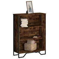 BüCherregal RäUchereiche 80X31X106 Cm Holzwerkstoff