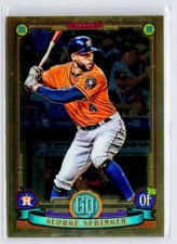 George Springer 2019 Topps Gypsy Queen #133 Chrome Box Topper