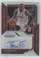 2020 Panini Prizm Sensational Signatures Silver Dwyane Wade #SS-DWD Auto HOF 6fs