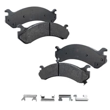 Disc Brake Rotor and Pad Kit For 2004-2005 Chevy Silverado 1500 Front Drilled