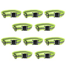 10 Pack High Visibility Reflective Belt, Army PT Reflective Belt Military Ref...