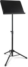 On-Stage SM7211B Professional Grade Folding Orchestral Sheet Music Stand Black