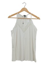 Top de mujer Vero Moda encaje blanco talla S sin mangas elegante