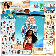 Moana Stickers and Activity Set with Moana Sticker Sheets, Reward Stickers, 2...