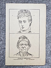 Geniality - Phrenology - Antique Print - 1889