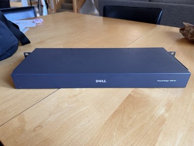 Dell PowerEdge 180AS 8-Port KVM Console Switch with Rack Ears No Power Cable