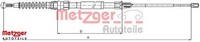 Metzger 10.7626 Seilzug FüR Feststellbremse Handbremsseil Bremsseil FüR VW