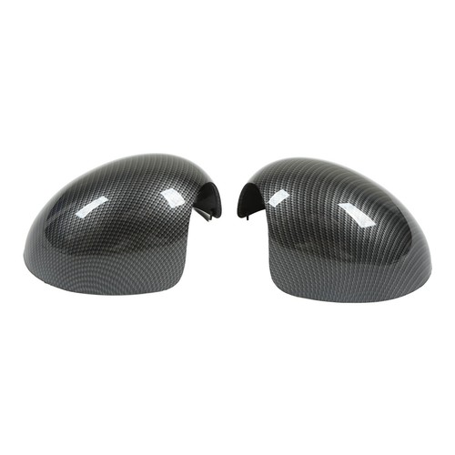 *´ 2Pcs Door Side Rearview Mirror Cover Carbon Fiber Style Wing Cover For R55 - Picture 20 of 22