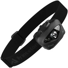 Princeton Tec Headlamp Black Durable Powerful Molle-Compatible - VIZZ23-RDB-BK