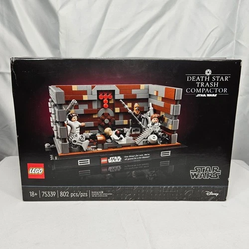 Lego Star Wars Death Star Trash Compactor Set 75339 802 Pieces