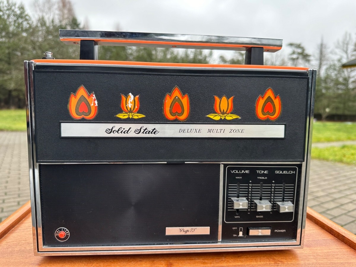 マルチバンド　ラジオ　レトロ　Solid State multi-band Overture Solid-state Multi Band Vintage Works Radio Made in