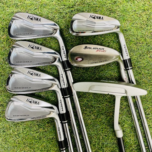 HONMA Fullset TOUR WORLD XP-1 1w 5w UT19° TW 727V Forged 6-10 Iron 10Pcs S Flex - Picture 7 of 24