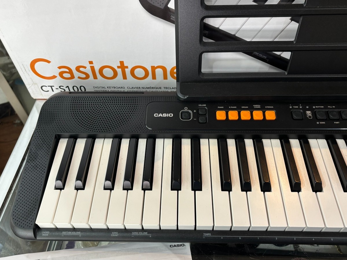 Casio Casiotone CT-S100 61-Key Keyboard (Black) In Box | eBay UK