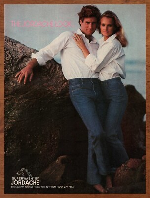 1982 Jordache Superwash Jeans Print Ad/Poster Style Fashion