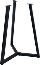 16 Inch Round Table Legs Metal Coffee Table Base Black Iron for Dining Table