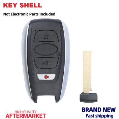 Replacement 4Button Smart Remote key Shell Case FOB for Subaru HYQ14AHK,HYQ14AHC