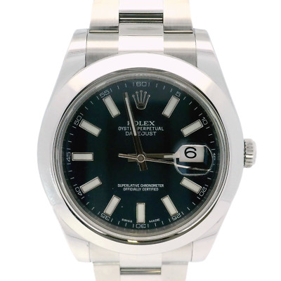 Rolex Datejust II 116300 41mm Blau Uhr 2014 Automatik mit Papiere