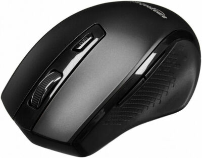 AmazonBasics Ergonomic Wireless PC Mouse - DPI adjustable - Black 