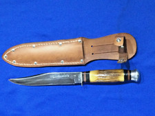 Vintage German Stag Horn, original bowie knife, Romo  arrow, Soligen Germany