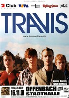 Travis - Invisible, Frankfurt 2001 | Konzertplakat | Poster