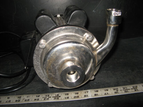BOMBA CENTRÍFUGA DAYTON 1/3hp Acero Inoxidable 316 5WXR9 115/230 VAC 1ph - Imagen 6 de 11