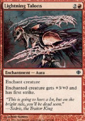 Lightning Talons Foil - Shards of Alara #107/249