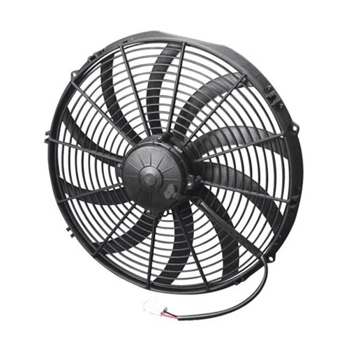 Ventilador extractor Spal 30102049 16 pulgadas alto rendimiento hoja curva uso con 30 amperios 2024cfm Foto 2 de 4