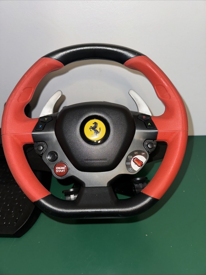 Thrustmaster Ferrari 458 Spider Racing Steering Wheel & Pedals Xbox One