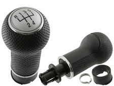 Silver Edition Gear Shift Knob Black in 5-Speed Suitable for Many Vehicles