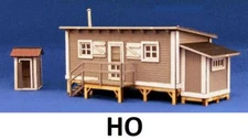 Scale HO - Joe's Cabin & Outhouse **Building KIT** BLS-2000