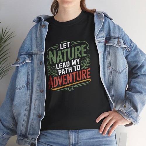 Nature Adventure T-Shirt Outdoor Hiking Camping Gift for Explorers Tee - Picture 5 of 6