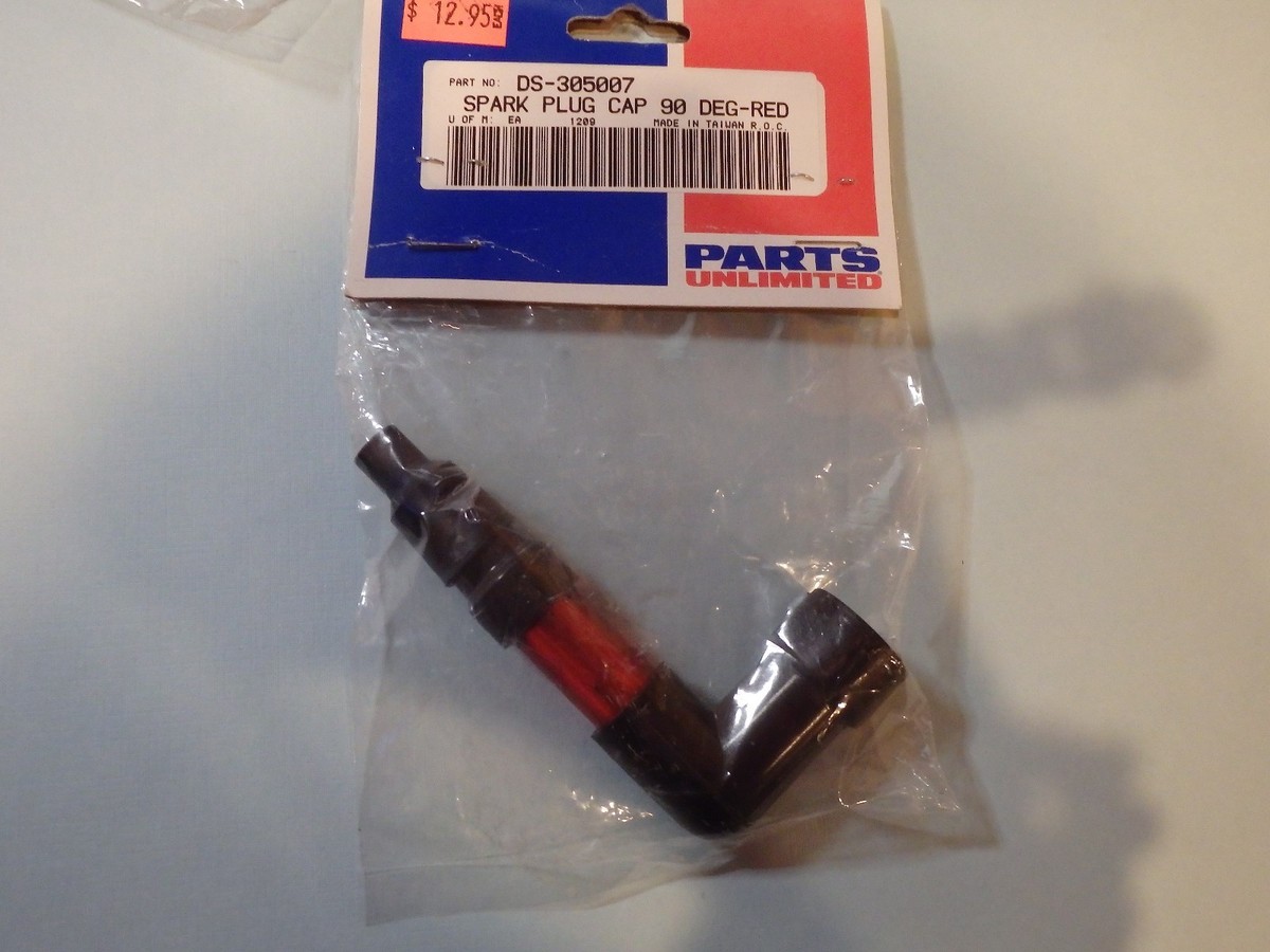 【JAN】 Parts Unlimited - DS-305007 - Flashing Spark Plug Cap, 90 Degree