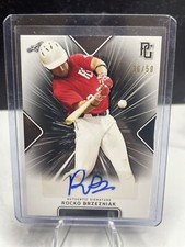 2021 LEAF PERFECT GAME AUTO ROCKO BRZEZNIAK BLACK 39/50