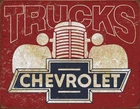 New Tin Signs Chevy Trucks 2197