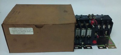 SYLVANIA HPR02U03 TYPE HP REVERSING AC STARTER 3PH 600V 9A SIZE 00 120V COIL 