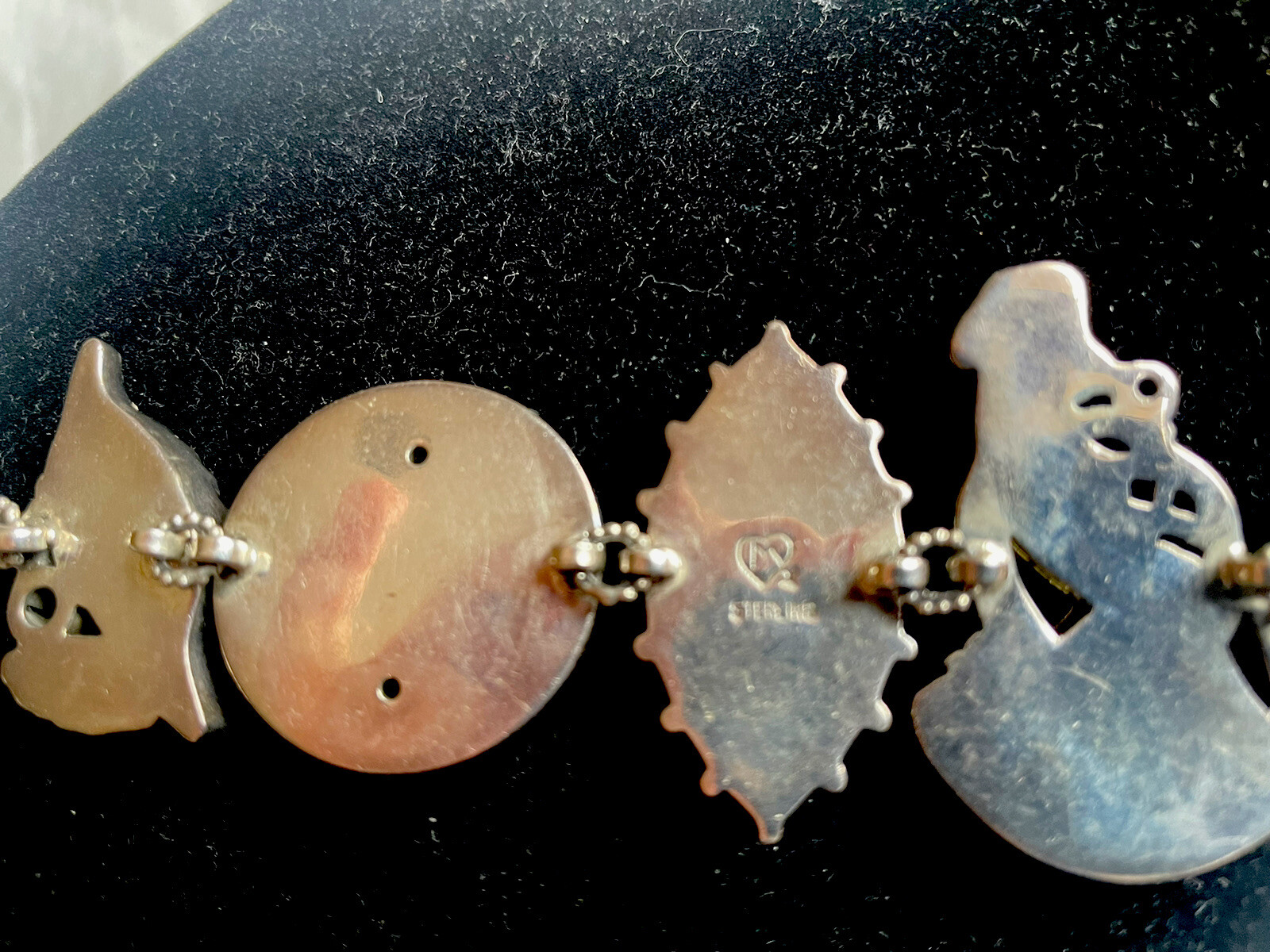 Mars And Valentine Bracelet Peacock Echo Of The Dreamer Sterling Silver 7.75” image 7