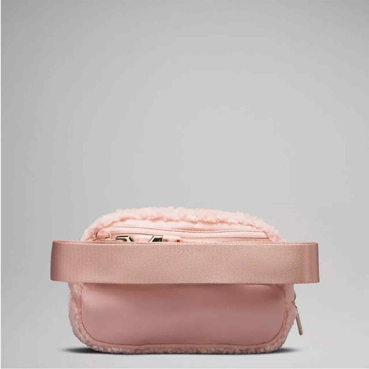 lululemon Everywhere Fleece Belt Bag 1L Pink Mist Gold NWT