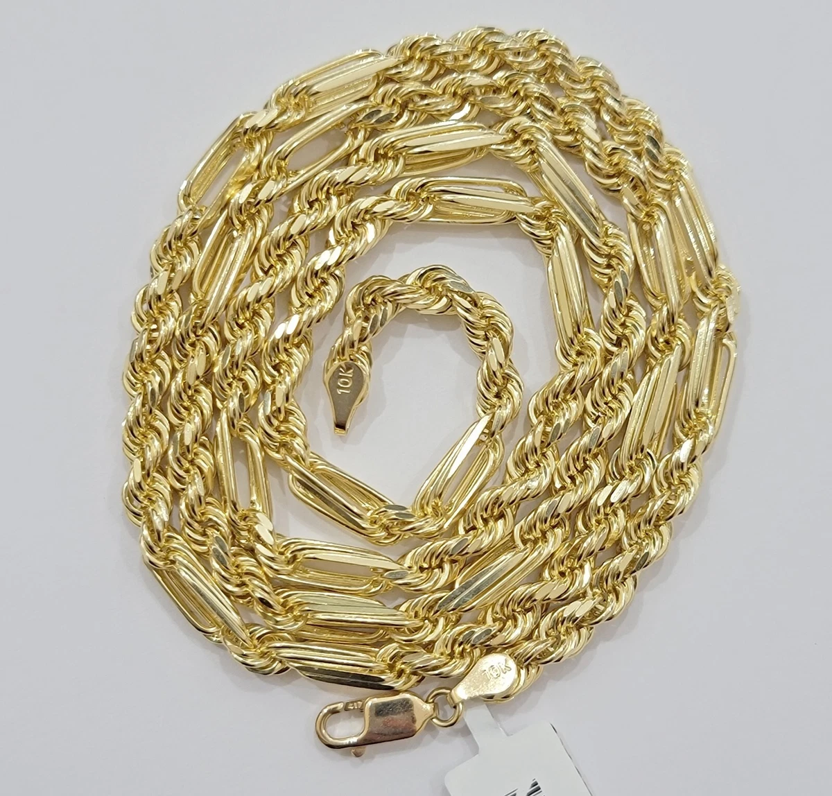 Gold milano rope sales chain