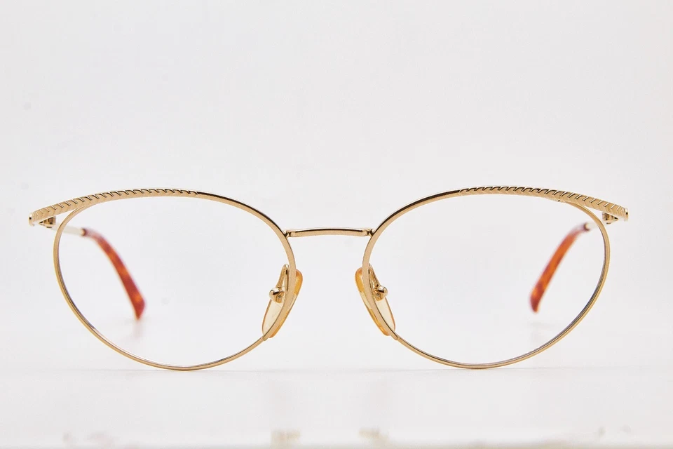 1980-е винтажные золотые очки CHRISTIAN DIOR 2805 очки кошачий глаз золотая оправа - Изображение 3 из 4