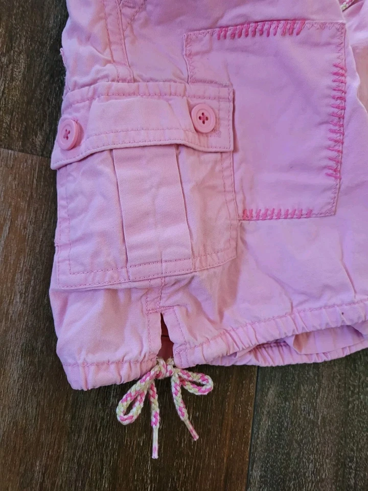 Юбка детская Gap с регулируемой талией розовая размер 8. Skort с большим количеством карманов - Изображение 3 из 4