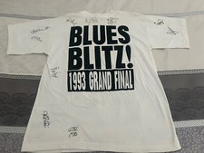 Carlton Blues 1993 AFL Grand Final shirt signed Greg Williams Andrew Mckay rare