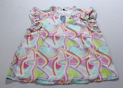 Michelle McDowell Women's Dream Darling Printed Top EJ2 Pink Marley Size XL NWT 