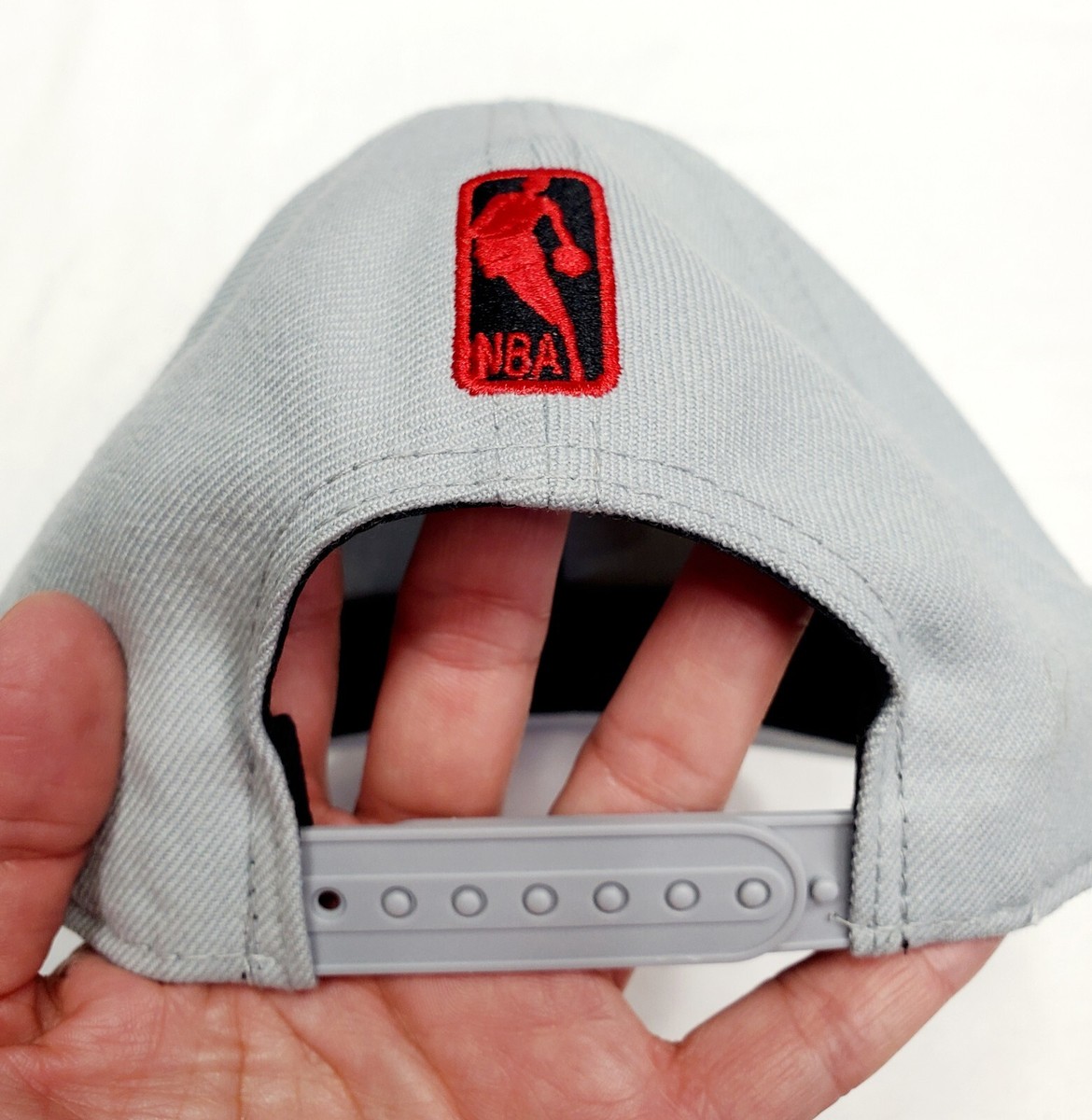 Houston Rockets NBA New Era Snapback Hat Cap Gray With Red