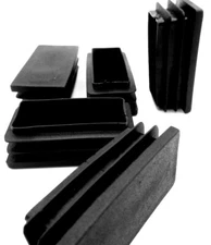 Rectangle Cap Plug Durable Glide 1" X  1/2", Fits Inside Diameter 0.9" X  0.4"